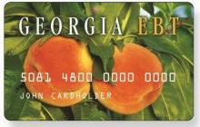 Georgia Snap EBT card