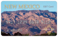 New Mexico Snap EBT card