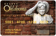Oklahoma Snap EBT card