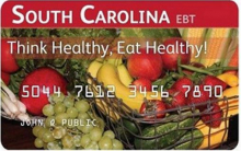 South Carolina Snap EBT card
