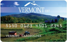 Vermont Snap EBT card